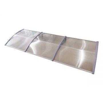 Copertina de usa, gri transparent, accesorii montaj inclus, Maprofi - 300x150 cm