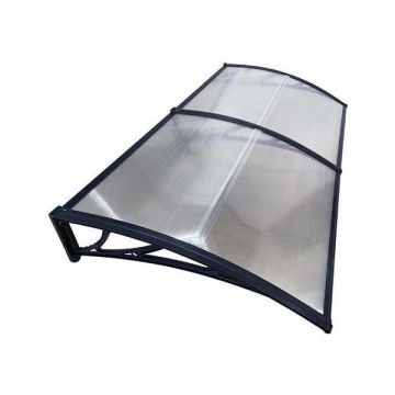 Copertina de usa, negru transparent, accesorii montaj inclus, Maprofi - 150x150 cm