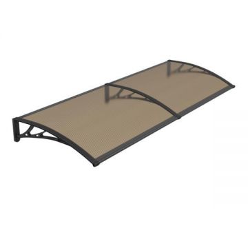 Copertina PREMIUM de usa 150x100cm, brate negre, placa 6mm intreaga bronz Copertina PREMIUM de usa 150x100cm, brate negre, placa 6mm intreaga bronz