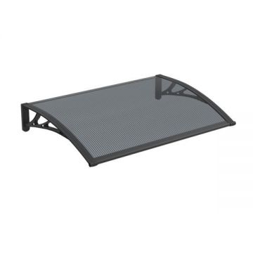 Copertina PREMIUM de usa 150x80cm, brate negre, placa 6mm intreaga antracit Copertina PREMIUM de usa 150x80cm, brate negre, placa 6mm intreaga antracit