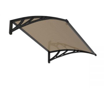 Copertina Premium de usa 100x60cm, brate negre, placa 6 mm intreaga bronz Copertina Premium de usa 100x60cm, brate negre, placa 6 mm intreaga bronz