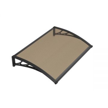 Copertina PREMIUM de usa 100x80cm, brate negre, placa 6 mm intreaga bronz Copertina PREMIUM de usa 100x80cm, brate negre, placa 6 mm intreaga bronz